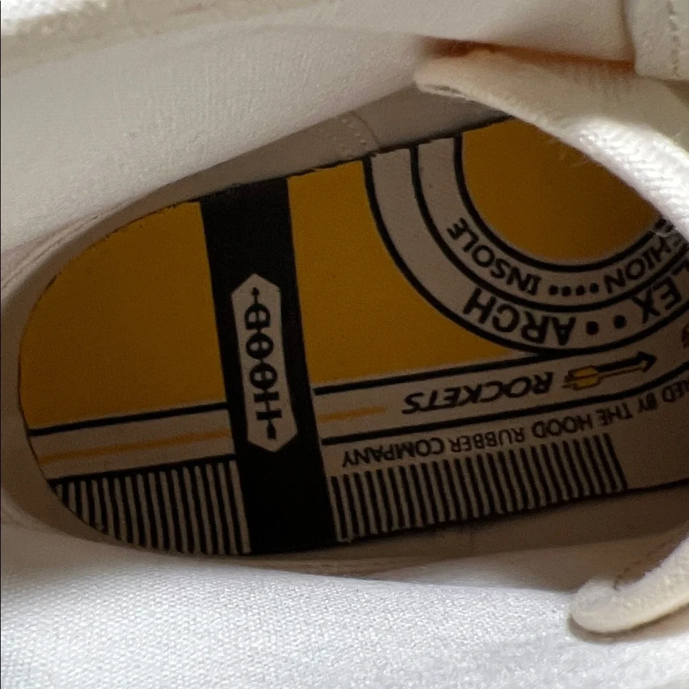 Mitchell & Ness Hood Rocket‎ 66 men’s High-Top Sneakers Streetwear white size 7
